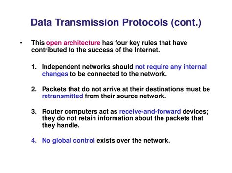 2.5 DATA TRANSMISSION PROTOCOLS .